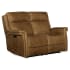 Hooker Furniture Poise 60" Wide Leather Loveseat with Power Recline and Power Headrest Venerando Latte