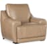 Hooker Furniture Wayward 43" Wide Leather Recliner Latte / Dark Wood