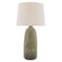 House of Troy Scatchard Single Light 29" High Vase Table Lamp with Linen Hardback Shade Decorated Celadon