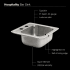 Houzer-1515-6BS-Sink Specifications