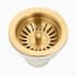 Houzer 3-1/2" Basket Strainer Antique Copper