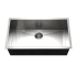 Houzer Contempo 32" Undermount Single Basin Stainless Steel Kitchen Sink with Basin Rack and Basket Strainer Stainless Steel