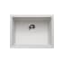 Houzer Quartztone 24-3/8" Undermount Single Basin Granite Composite Kitchen Sink Cloud