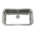 Houzer Medallion Gourmet 31-1/2" Undermount Single Basin Stainless Steel Kitchen Sink with Basket Strainer Stainless Steel