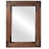 Howard Elliott Caldwell 34" W x 47" H Rectangular Wood Framed Bathroom Mirror Wood / Iron