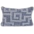 Howard Elliott Mistify 22" x 14" Polyester and Rolefin Covered Polyester Filled Accent Pillow Denim