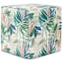 Howard Elliott Harvester 17" Wide Plywood and Polyester Outdoor Cube Ottoman with Foam Filling Indigo