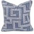 Howard Elliott Mistify 20" x 20" Polyester and Rolefin Covered Polyester Filled Accent Pillow Denim