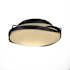 Hubbardton Forge Flora 2 Light 14" Wide Flush Mount Bowl Ceiling Fixture with Customizable Glass Shade Black / Opal