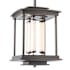 Hubbardton Forge Athena 12" Wide LED Pendant Dark Smoke