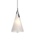 Hubbardton Forge Mobius 14" Wide Pendant Black / Spun Frost