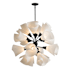 Hubbardton Forge Mobius 16 Light 31" Wide Pendant Black / Frosted