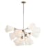 Hubbardton Forge Mobius 12 Light 39" Wide Pendant Soft Gold / Frosted