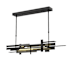 Hubbardton Forge Planar 42" Wide Linear Pendant Black