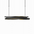 Hubbardton Forge Landscape 37" Wide Linear Pendant Black