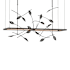 Hubbardton Forge Four Seasons 53" Wide LED Linear Pendant Black