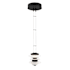 Hubbardton Forge Cairn 6" Wide LED Abstract Mini Pendant Black