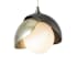 Hubbardton Forge Brooklyn 6" Wide Mini Pendant Dark Smoke