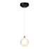 Hubbardton Forge Fritz 6" Wide Mini Pendant Black