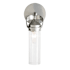 Hubbardton Forge Bow 13" Tall Bathroom Sconce Sterling