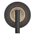Hubbardton Forge Solstice 11" Tall Wall Sconce Black