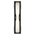 Hubbardton Forge Dune 4 Light 24" Tall Wall Sconce Black / Opal