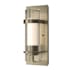 Hubbardton Forge Banded 12" Tall Wall Sconce Soft Gold / Seedy