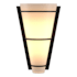 Hubbardton Forge Half Cone 10" Tall Wall Sconce Black / Opal