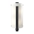 Hubbardton Forge Vertical Bar 2 Light 18" Tall Wall Sconce Black / White Art