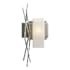Hubbardton Forge Brindille 19" Tall Wall Sconce Vintage Platinum / Opal