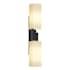Hubbardton Forge Ondrian 2 Light 21" Tall Wall Sconce Black / Opal