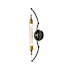 Hubbardton Forge Otto 26" Tall Bathroom Sconce with Customizable Glass Shade Brass / Black / Clear