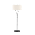 Hubbardton Forge Formae 2 Light 59" Tall Buffet Floor Lamp Black / Flax