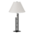 Hubbardton Forge Metra 27" Tall Buffet Table Lamp Black / Natural Anna