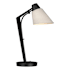 Hubbardton Forge Reach 22" Tall Buffet Table Lamp Black / Flax