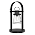 Hubbardton Forge Erlenmeyer 20" Tall Accent Table Lamp Black / Clear