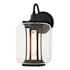 Hubbardton Forge Fairwinds 12" Tall Outdoor Wall Sconce Coastal Black