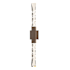 Hubbardton Forge Refraction 2 Light 36" Tall LED Outdoor Wall Sconce Coastal Bronze / Clear