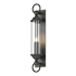 Hubbardton Forge Cavo 26" Tall Outdoor Wall Sconce Coastal Black / Clear