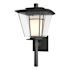 Hubbardton Forge Beacon Hall 18" Tall Outdoor Wall Sconce Coastal Black