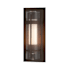 Hubbardton Forge Torch 16" Tall Outdoor Wall Sconce Coastal Bronze / Seedy