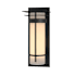 Hubbardton Forge Banded 26" Tall Outdoor Wall Sconce Coastal Black