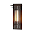 Hubbardton Forge Torch 16" Tall Outdoor Wall Sconce Coastal Bronze / Seedy