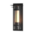 Hubbardton Forge Torch 20" Tall Outdoor Wall Sconce Coastal Black