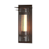 Hubbardton Forge Torch 20" Tall Outdoor Wall Sconce Coastal Bronze / Seedy