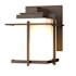 Hubbardton Forge Tourou 7" Tall Outdoor Wall Sconce Coastal Bronze / Opal