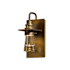 Hubbardton Forge Erlenmeyer 10" Tall Outdoor Wall Sconce Coastal Bronze / Clear