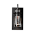 Hubbardton Forge Erlenmeyer 11" Tall Outdoor Wall Sconce Coastal Black