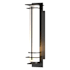 Hubbardton Forge After Hours 20" Tall Outdoor Wall Sconce Coastal Black