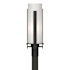 Hubbardton Forge Vertical Bar 23" Tall Post Light Coastal Black